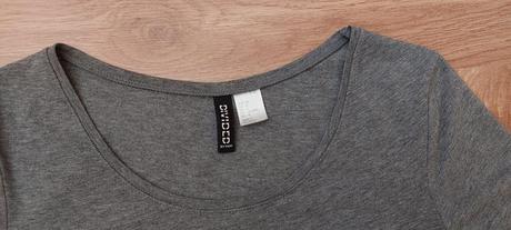 Šedé tričko h&m, h&m,36