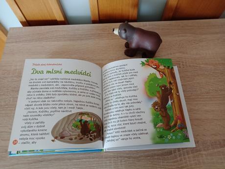 Detská kniha bydlim v lese-medved,