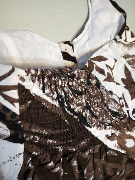 Jedinečné designové bavlna šaty s/m, m