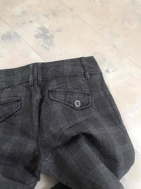 Široké nohavice s manžetami, amisu,36