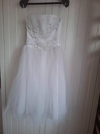 Šaty na 1.sv.prijímanie + bolerko, kabelka a kruh, 134