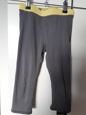 3/4 športové legíny, h&m,116