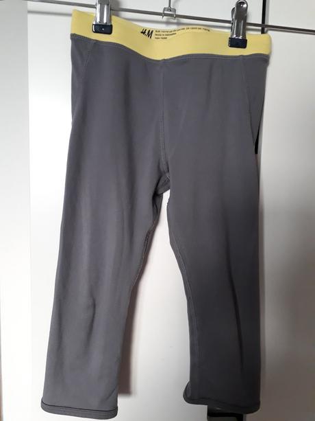 3/4 športové legíny, h&m,116