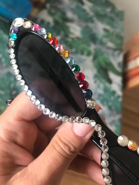 Slnečné okuliare s bohemian preciosa handmade,