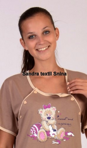 Kojenecká nočná košeľa so županom, vienetta secret,l - xxl