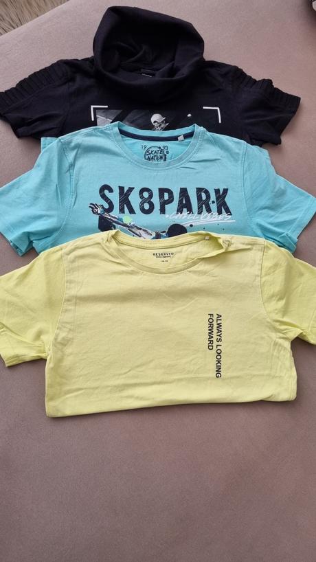 3 ks chlapčenské tričká veľ. 146/152 cena spolu, 146