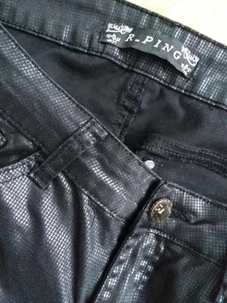 Lesklé nohavice 36/38, m