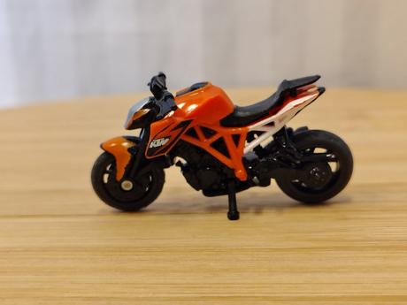 Kovová motorka siku, ktm 1290 super duke , s 16133, 