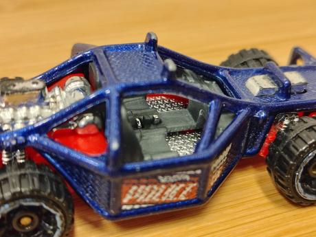 Vintage hot wheels roll cage police mattel 2006,
