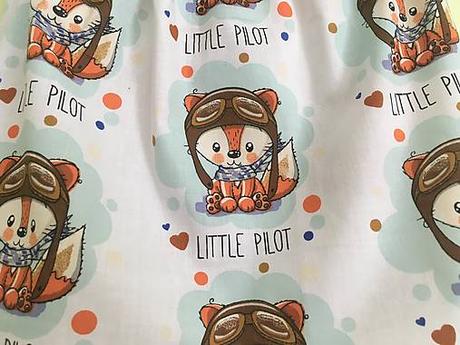 Handmade sukňa little pilot, 86