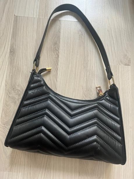 Kabelka čierna taška mala na rameno, 