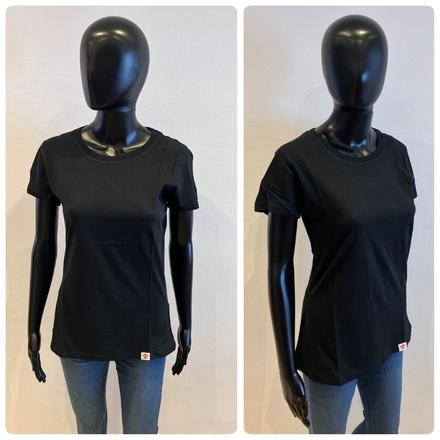 Dámske čierne tričko krátky rukáv lee cooper, lee cooper,l