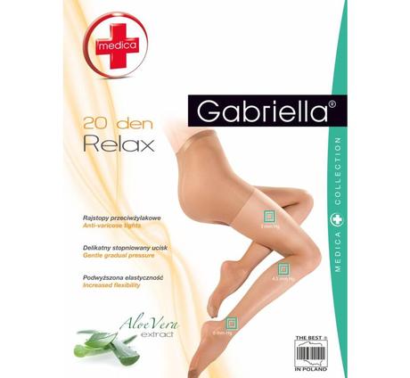 Pančuchové nohavice gabriella medica relax 20 den, l / xl
