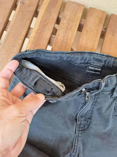 Riflové nohavice sivé, 152