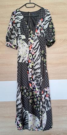 Štýlové raz oblečené šaty, 36