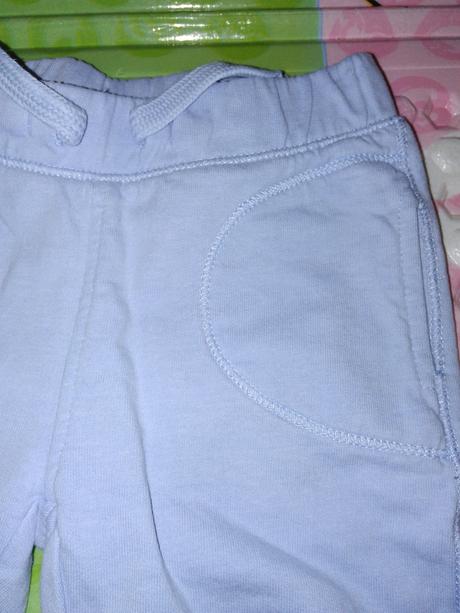 Svetlomodre teplacky, baby club,68