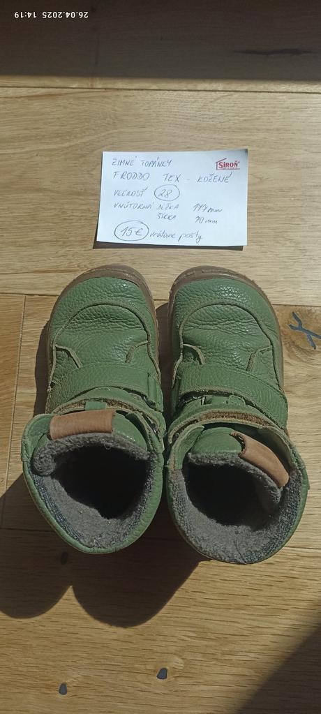 Zimné kožené froddo tex, froddo,28