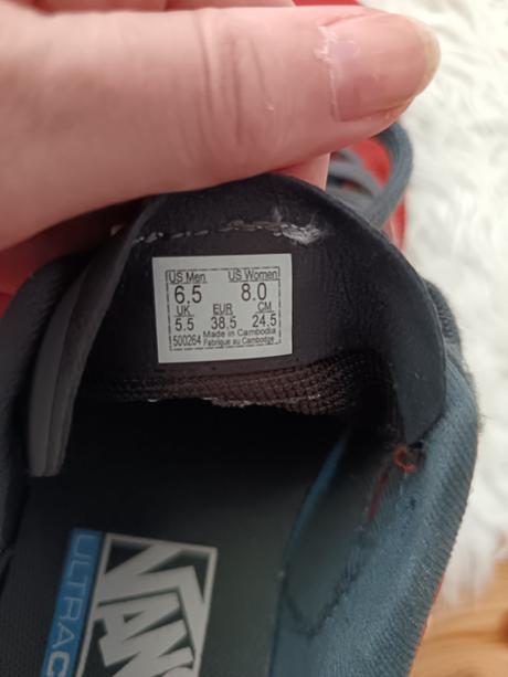 Vansy teracotta 38,5, vans,38