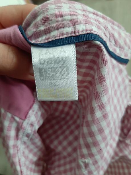 Košeľa s krátkym rukávom, zara,86