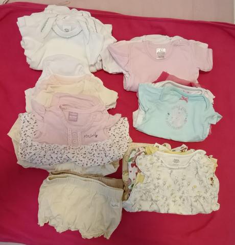 Balík letného oblečenia pre dievčatko veľkosť 56, 50–62