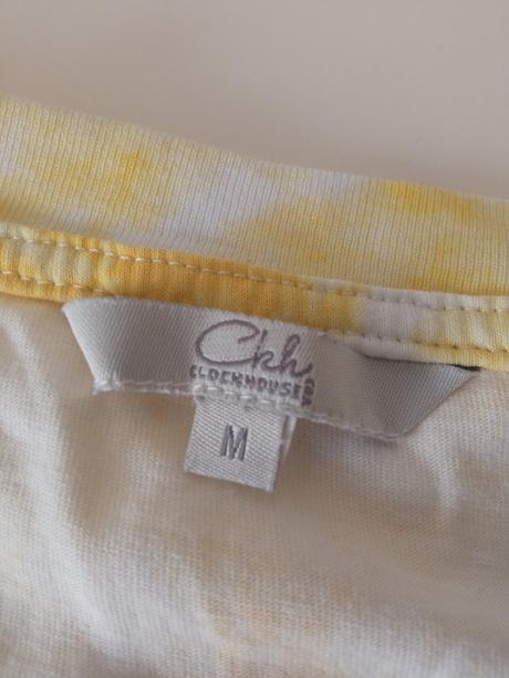 Batikované crop top tričko (m), c&a,m