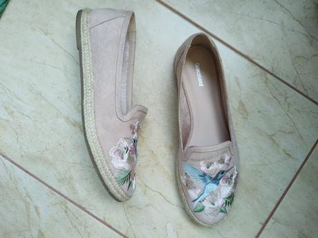 Semišové espadrilky s kolibríkom, graceland,40