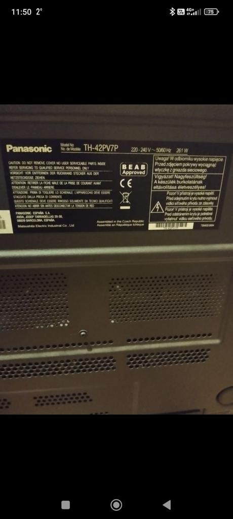 Televízor panasonic, panasonic