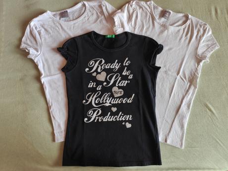 Tričká s krátkym rukávom č. 122/128, 122