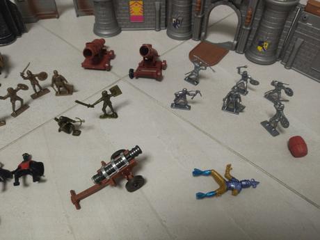 Rytierska sada figúrky, hrad,