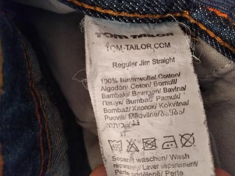 Rifľové kraťasy regular jim straight, tom tailor,m