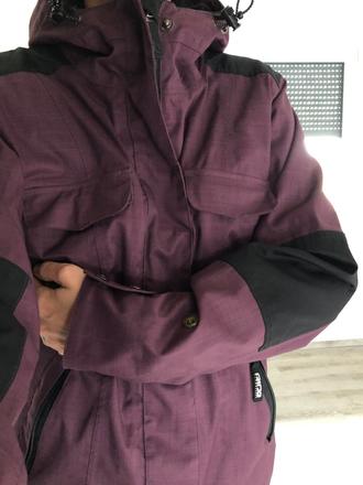 Zimná snowboardová bunda ride bordová, s