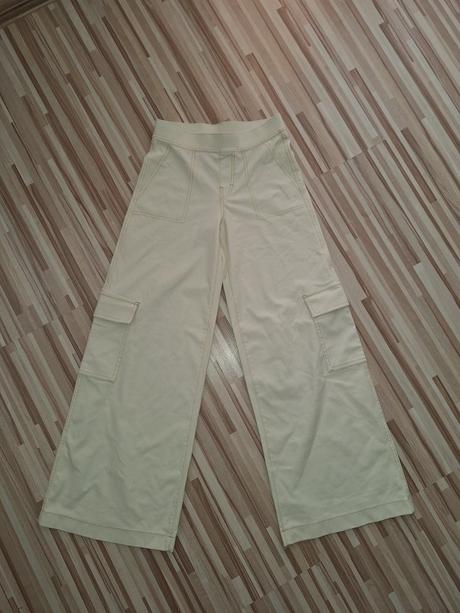 Moderné široké nohavice, h&m,152