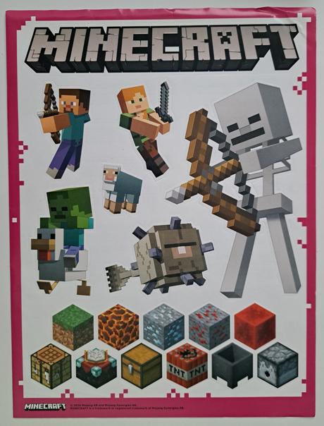 Minecraft časopis s aktivitami, 