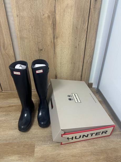 Hunter vysoké gumáky / čižmy 39/40, hunter,40