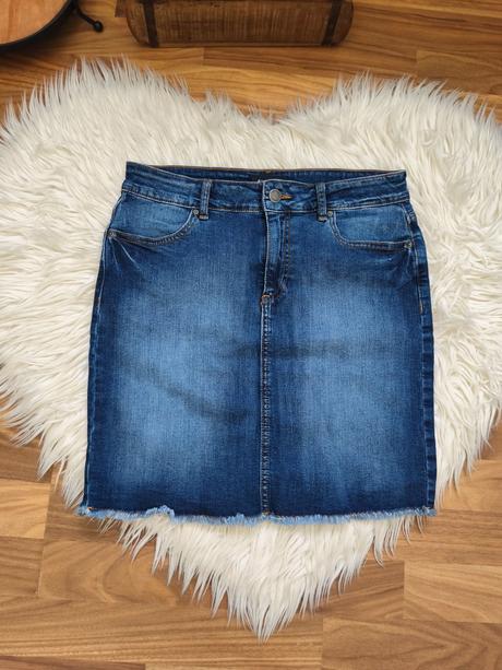 Dámska štýlová riflova sukňa, m