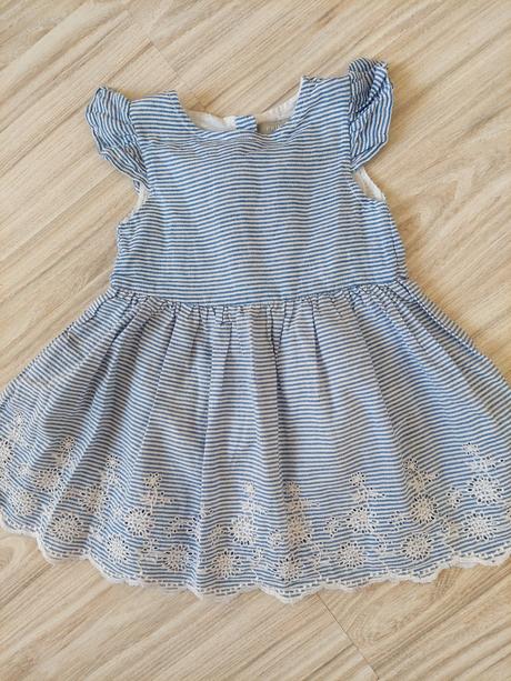 Šatky so všitym bodynkom, primark,68