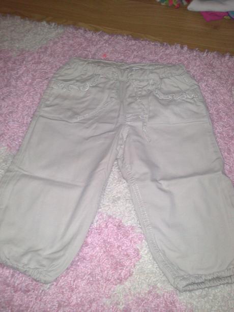 Podšité nohavky, h&m,80