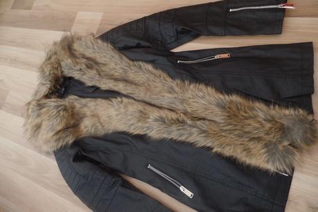 Bunda s kožušinkou, l