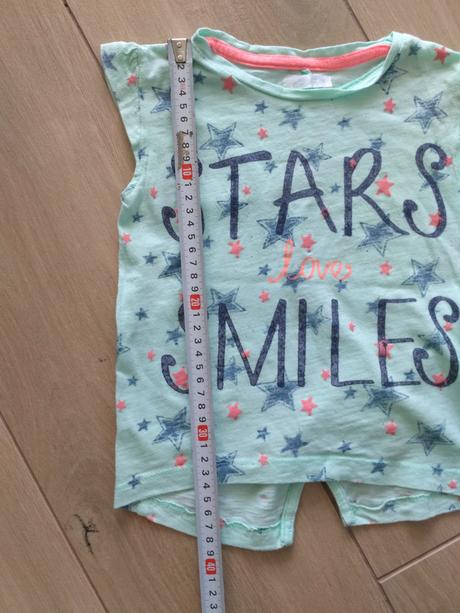 Letné tričko s hviezdami, vzadu dlhšie, pepco,92