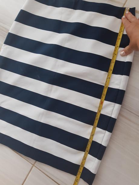 Dámska puzdrová pásikavá sukňa, esmara,36