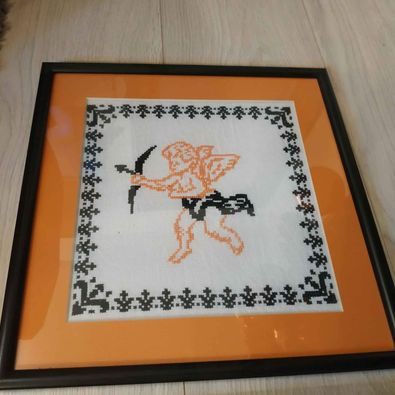 Vyšívané obrazy - ručná práca, 