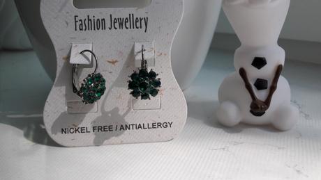 Náušnice šmaragd,