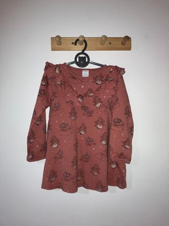 Tunika s dlhými rukávmi, volánikmi a žabkami, lindex,104