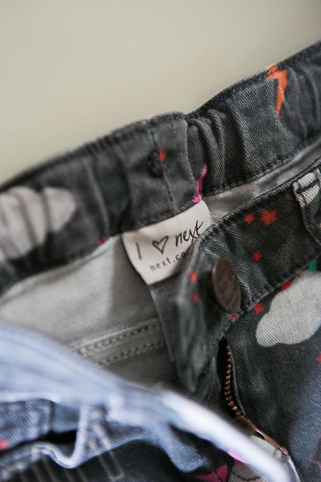 Nohavice next užší strih, next,104