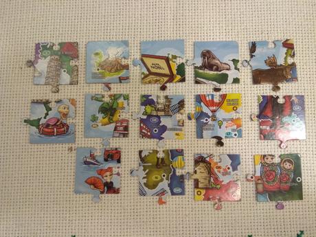 Kostici puzzle europa,