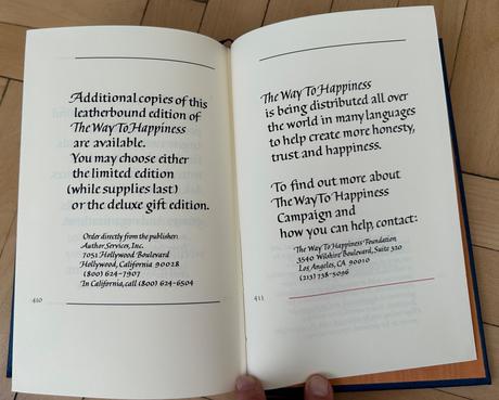 The way to happiness l.ron hubbard za 5eur, 
