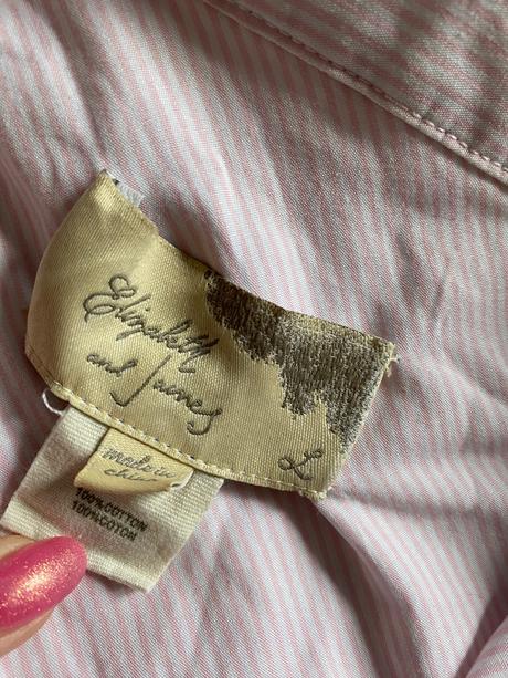 Elizabeth&james - blúzka vzadu na stiahnutie, l