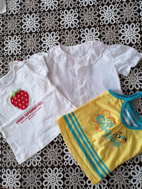 Dievčenské oblečenia mix 68 3ks, 68–80