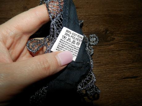 Tmavomodrá šatka/šálik, s