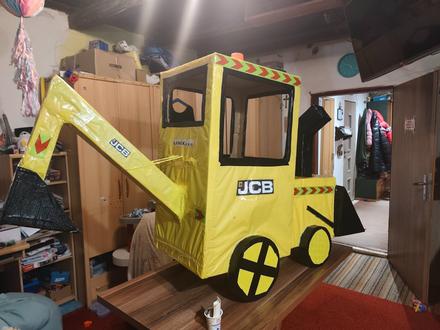 Karnevalova maska bager,